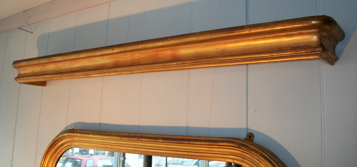 A Pair of 19th century Gilded French Pelmets